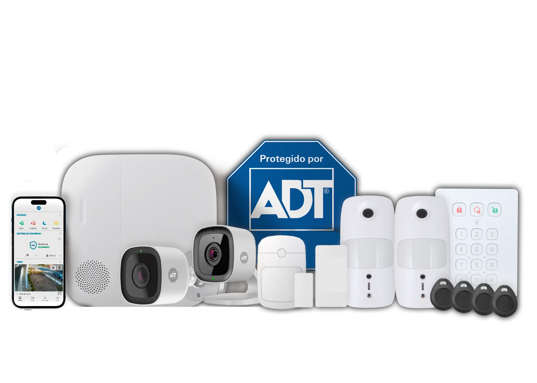 Equipo de alarma ADT